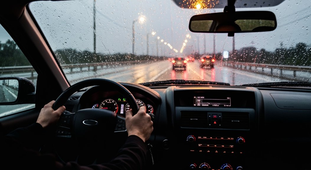 Dirigir na chuva: 10 técnicas essenciais para evitar acidentes